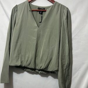 Sincerely Jules Green Relaxed Blouse
